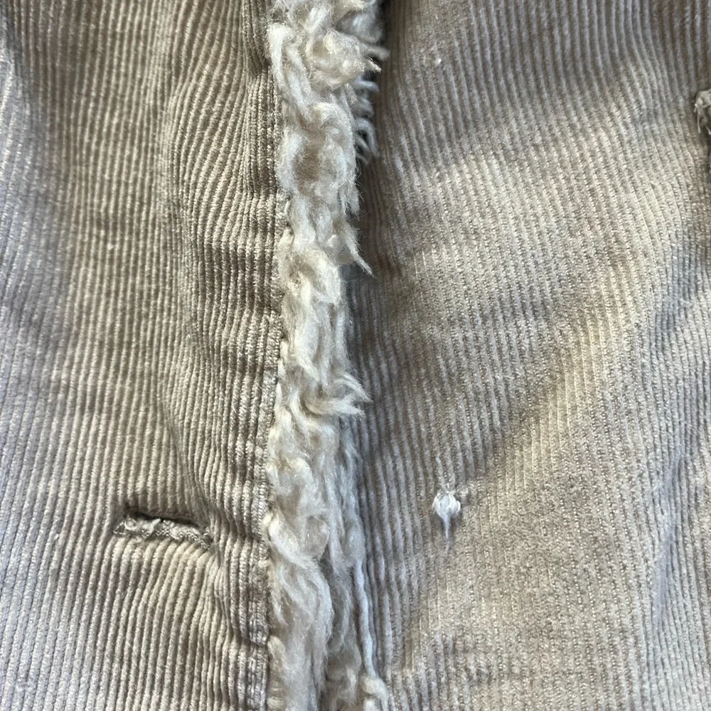 Women's Tan Jacket with Faux Fur Lining - Picture 5 of 5